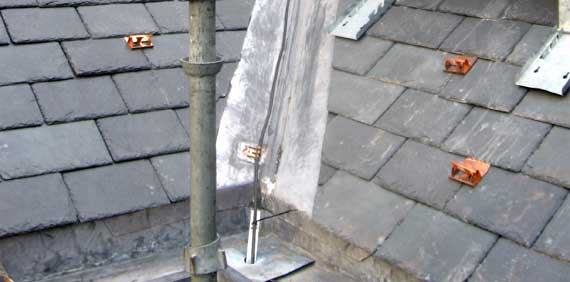 Ice Dam Heat Cable Clips for Slate Roofs